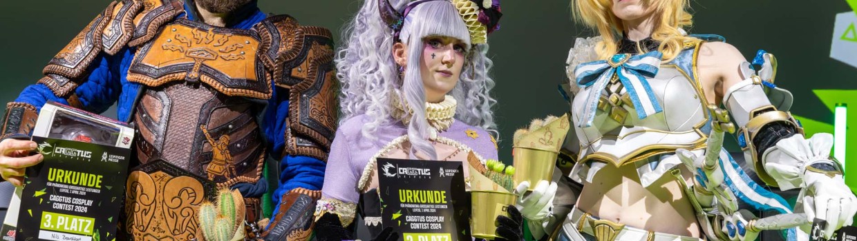 Cosplay Contest 2024 Plätze 1 bis 3