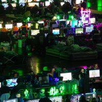 Visitors at LAN Area