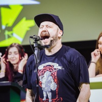 Content Creator FishCop auf der Event Stage